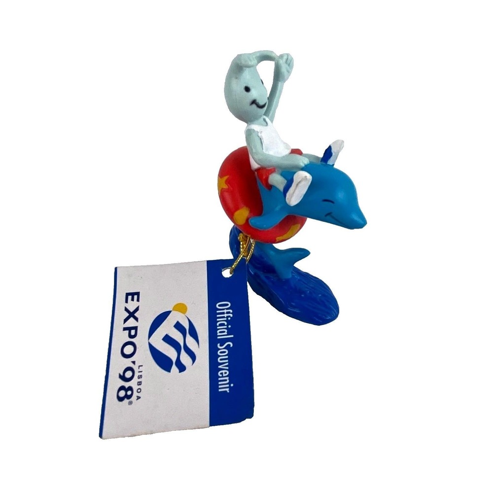 Expo '98 Lisboa Gil Mascot Official Souvenir Figurine 3" Lisbon World Exposition